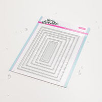 Heffy Doodle - Heffy Cuts - Dies - Mini Scalloped Metric Rectangle