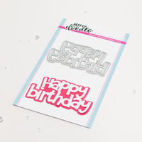 Heffy Doodle - Heffy Cuts - Dies - Happy Birthday Jumbo Sentiment