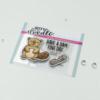 Heffy Doodle - Clear Photopolymer Stamps - Dam Fine Day