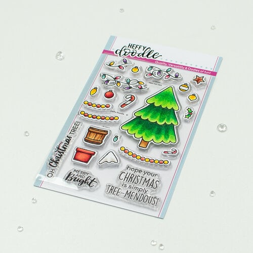 Heffy Doodle - Clear Photopolymer Stamps - Trim The Tree