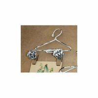 Melissa Frances - Mini Metal Hangers - Flower Clip - 6 Inch