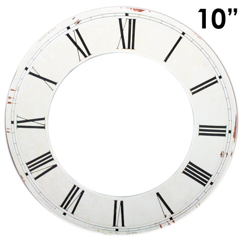 Melissa Frances - Clock Wall Hangings - Roman Numeral Clock Face - 10 Inch