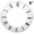 Melissa Frances - Clock Wall Hangings - Roman Numeral Clock Face - 8 Inch
