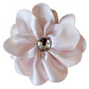 Melissa Frances - Vintage Jeweled Flower - Pink Satin Flower