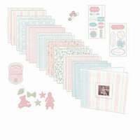 Melissa Frances - Heart and Home - 8x8 Album Kit - Girly Girl, CLEARANCE