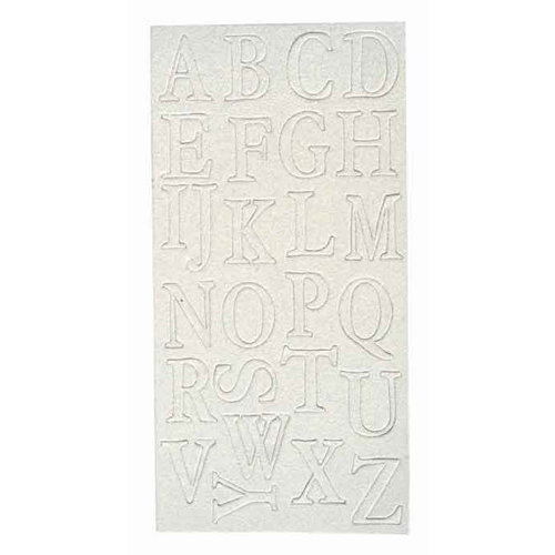 Melissa Frances - Heart and Home - Pop Out Glitter Accents - Alphabet, CLEARANCE