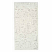Melissa Frances - Heart and Home - Pop Out Glitter Accents - Alphabet, CLEARANCE