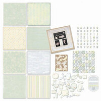 Melissa Frances - Heart and Home - Page Kit - Hush a' Bye Baby Boy, CLEARANCE