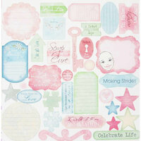 Melissa Frances - Thankful Collection - 12 x 12 Cardstock Die Cuts - Walk for a Cure