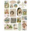Melissa Frances - Heart and Home - Attic Treasures Collection - Cardstock Stickers - Vintage Ephemera