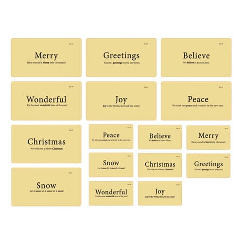 Melissa Frances - Deck the Halls Collection - Christmas - Flashcards