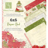 Melissa Frances - Deck the Halls Collection - Christmas - 6 x 6 Paper Pad