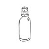 Melissa Frances - Mini Glass Bottles - Set of 2
