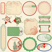 Melissa Frances - Countdown to Christmas Collection - 12 x 12 Cardstock Die Cuts