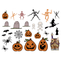 Melissa Frances - Fright this Way Collection - Halloween - Cardstock Die Cuts - Characters