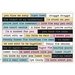 Melissa Frances - The Sweet Life Collection - Cardstock Stickers - Word Strips