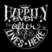 Melissa Frances - Blackboard Canvas Print - Happily Ever After