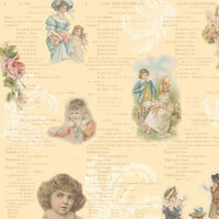 Melissa Frances - Attic Treasures Collection - 12 x 12 Paper - Rose