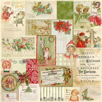 Melissa Frances - Deck the Halls Collection - Christmas - 12 x 12 Paper - A Merry Xmas