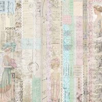 Melissa Frances - C'est la Vie Collection - 12 x 12 Paper - Pink Lady