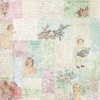 Melissa Frances - C'est la Vie Collection - 12 x 12 Paper - Little Girls Collage