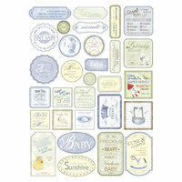 Melissa Frances - Heart and Home - Designer Stickers - Baby Boy, CLEARANCE