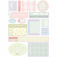 Melissa Frances - Heart and Home - Designer Stickers - Light Date Prompt - Journal, CLEARANCE