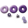 Happy Hammer  - Bazzill Basics Eyelets - Purple