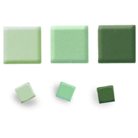 Happy Hammer  - Bazzill Basics Mini Brads - Square - Green, CLEARANCE