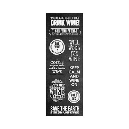 Hampton Art - Laugh Out Loud - Cardstock Stickers - Work For Wine