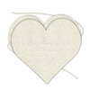Hampton Art - Banner - Stitched - Canvas - Heart