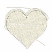 Hampton Art - Banner - Stitched - Canvas - Heart