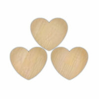 Hampton Art - Barn Party Collection - Wood Confetti - Hearts