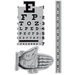 Hampton Art - 7 Gypsies - Cling Mounted Rubber Stamps - Eye Chart