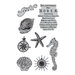 Hampton Art - 7 Gypsies - Cling Mounted Rubber Stamps - Under the Sea