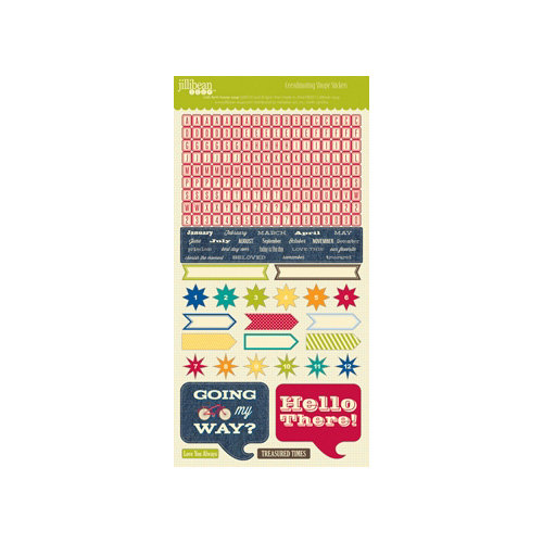 Jillibean Soup - Irish Farm House Soup Collection - Cardstock Stickers - Shapes