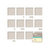 Jillibean Soup - Placemats - 12 x 12 Die Cut White Paper - Frames
