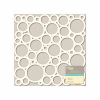 Jillibean Soup - Placemats - 12 x 12 Die Cut White Paper - Circles