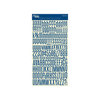 Jillibean Soup - Alphabeans Collection - Alphabet Cardstock Stickers - Blue Corn Navy