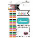 KI Memories - Mini Celebrations Collection - Ruffles - Layered and Stitched Cardstock Stickers - Best Friends