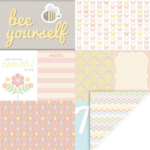 KI Memories - Mini Celebrations Collection - 12 x 12 Double Sided Paper - Spring Fever