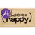 Hampton Art - 7 Gypsies - Wood Mounted Stamps - Choose Happy