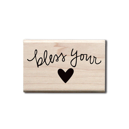Hampton Art - Wood Mounted Stamps - Bless Your Heart
