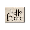 Hampton Art - Wood Mounted Stamps - Hello Friend