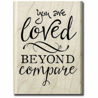 Hampton Art - Wood Mounted Stamps - You Are Loved