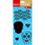 Hampton Art - Stencil 1 - Clear Acrylic Stamps - Day of the Dead Skulls and Roses