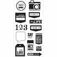 Hampton Art - Clear Acrylic Stamps - Say Cheese