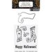 Hampton Art - Halloween Collection - Designer Die and Clear Acrylic Stamps Set - Bootiful