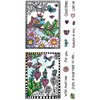 Hampton Art - Color Me Collection - Clear Acrylic Stamps - Love