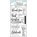 Hampton Art - Clear Acrylic Stamps - Layer Words